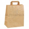 Sacs cabas papier kraft brun (26x14x29cm) x250