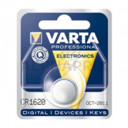 Piles elec. cr1620 lithium bouton 3v...Varta