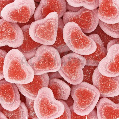 Coeurs de fraise sucrés kg Vidal
