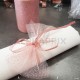 Tulle Déco 8CM ROSE GOLD pailleté