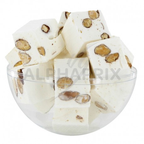 Nougats amandes cubes Blanc kg (+/- 2.5cm)