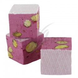 Nougats amandes gros cubes violette kg