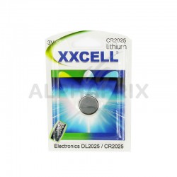 Pile lithium XXCell cr2025 blister de 1