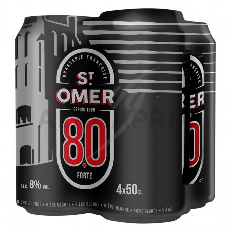 St Omer forte 8° boîte 50 cl (en 6 packs de 4)