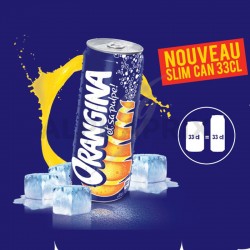 Orangina slim can 33 cl