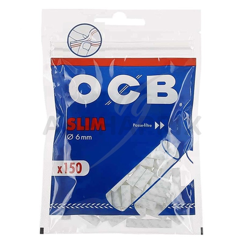 Filtres en carton OCB perforés x 5 - 2,75€