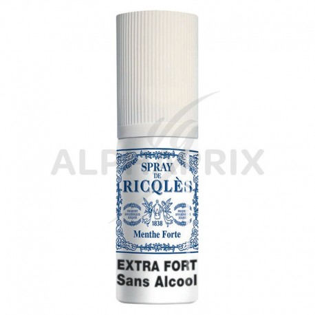 Ricqles Spray Extra Fort Sans Alcool s/sucre unité de 15 ml
