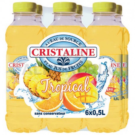Cristaline tropical (4x6) Pet 50 cl