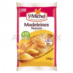 Madeleines coquilles sachets indiv. x10 St Michel 250g