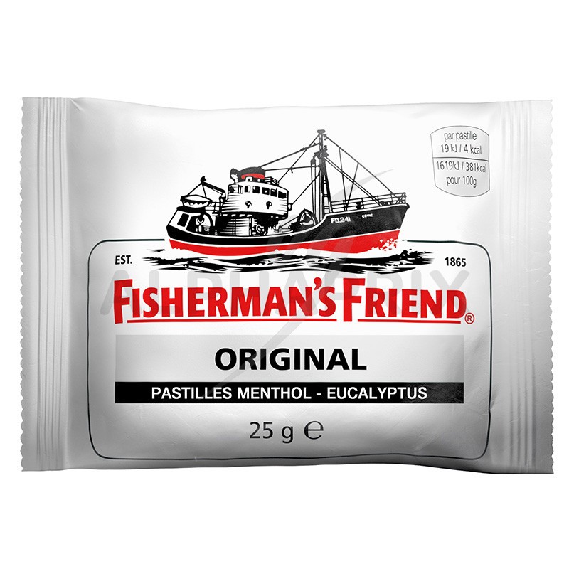 Fisherman friend original, pastilles sans sucre, bonbon fisherman