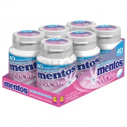 Mentos Bottle White Bubble Fresh sans sucres