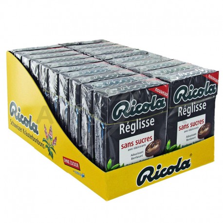 Ricola Réglisse 50g s/sucres