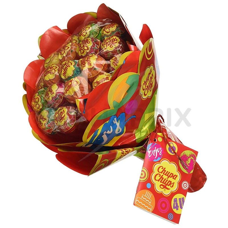 Sucettes sans sucre Chupa Chups - présentoir 120 pièces - sucette sans sucre