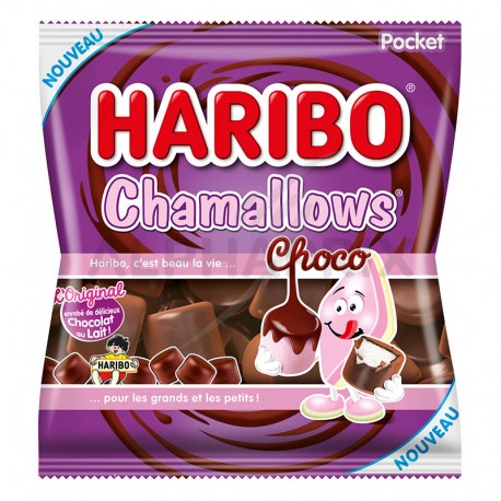 ~Chamallows choco sachets 75g Haribo
