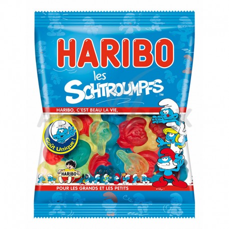 Haribo mini sachets Schtroumpfs lisses