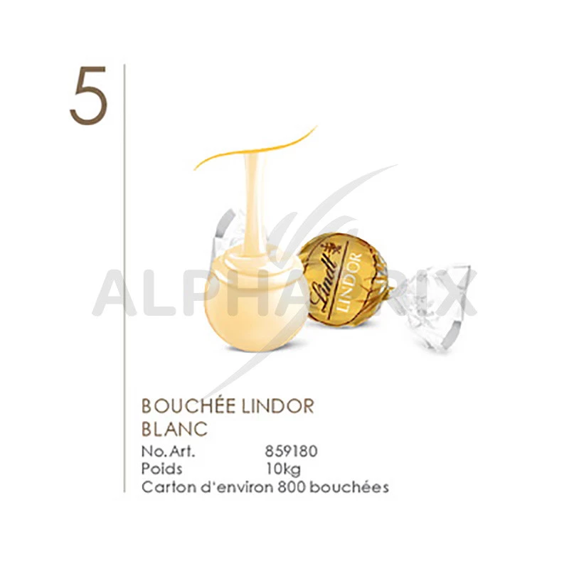 Barre de chocolat blanc Lindor