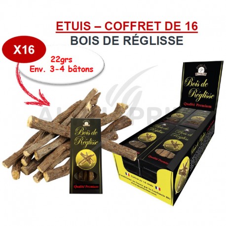 Bois de réglisse étui