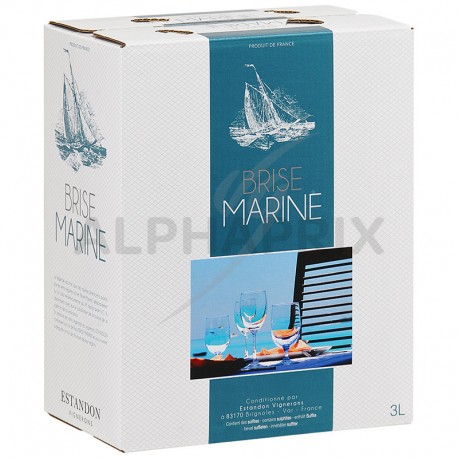 ~Bib 3L vin rosé Brise Marine - IGP Méditérannée