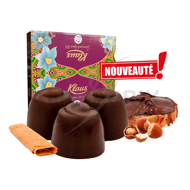 24 Escargots assortis fourrés praliné 250g - KLAUS Chocolatier Confiseur