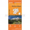 Carte region rhone alpes
