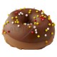 ~Chocolats Donuts au lait fourrés crème caramel et billes chocolat vrac kg