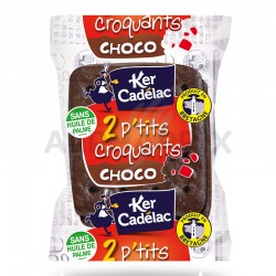 ~Ptits croquants chocolat 15g (sachet de 2) en stock