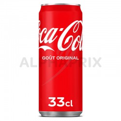 Coca cola boîte 33 cl (origine france) en stock