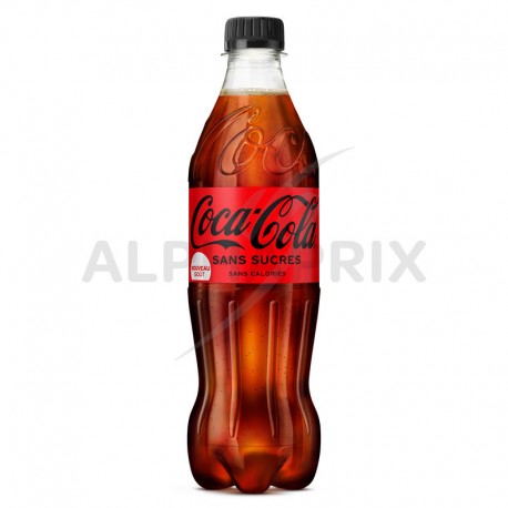 Coca cola sans sucre Pet 50cl