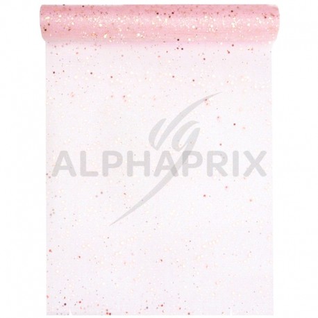 Chemin de table paillettes 28CM x 5M ROSE GOLD