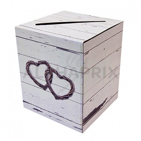 Urne / Tirelire double Coeur