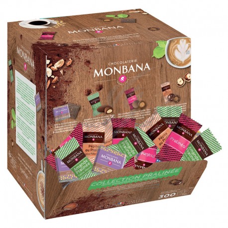 ~Pause cafés "collection pralinés" assortis Monbana