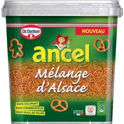 Biscuits salés mélange d'Alsace Ancel - seau de 1,2kg en stock