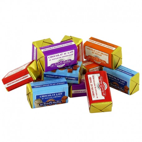 Nougats chocolat assortiment sachet 150g