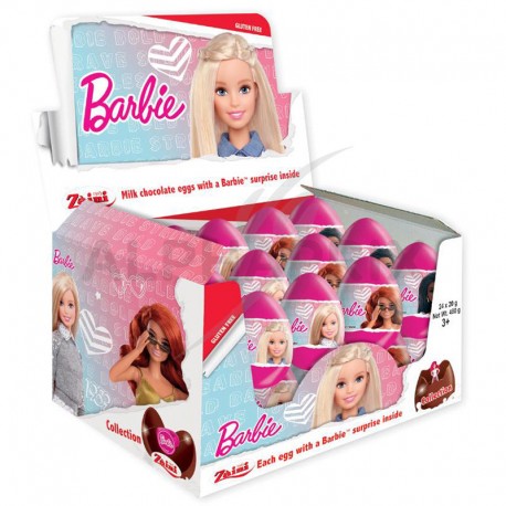 Oeufs chocolat figurine licence Barbie