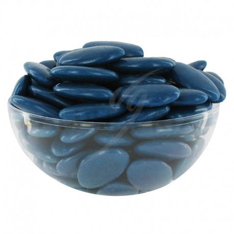 Dragées chocolat 71% bleu marine 1kg