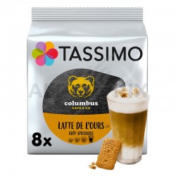 Tassimo Columbus Latte de l'Ours 268g (8 +8T) en stock