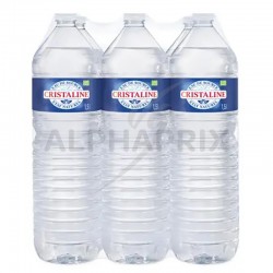 Cristaline eau Pet 1,5L en stock