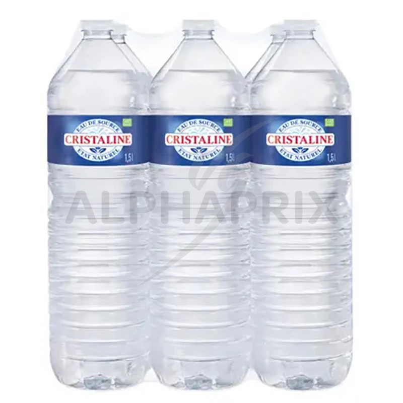 Pack de 24 bouteilles d'eau 50 cl - Cristaline