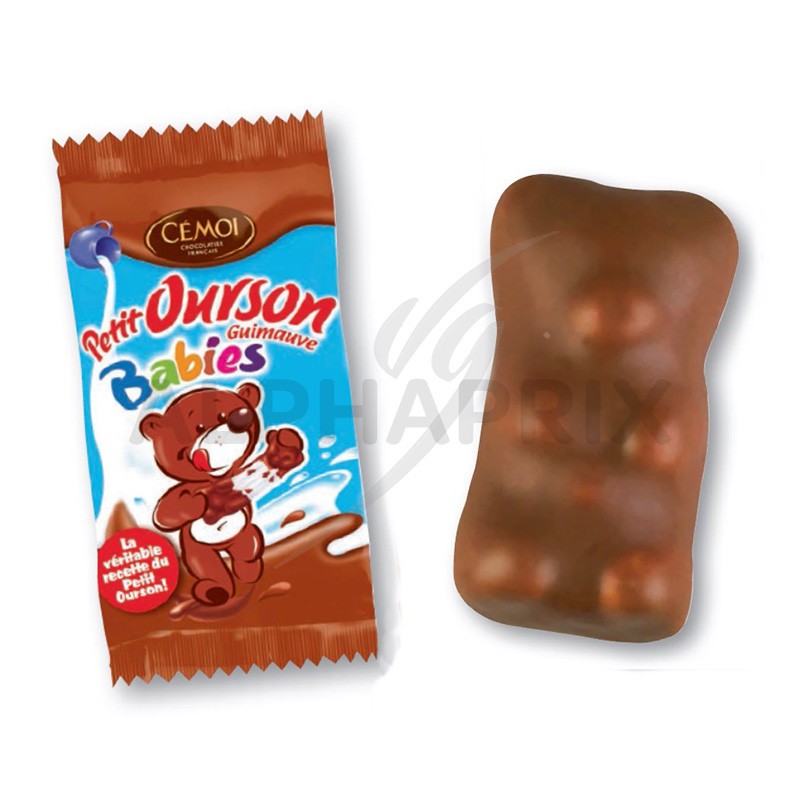 Distributeur 80 pièces Petit Ourson Guimauve en Chocolat - Cémoi