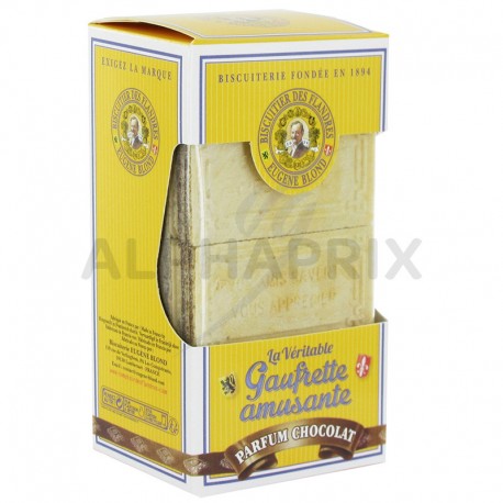 Gaufrettes amusantes 175g chocolat - lot de 3