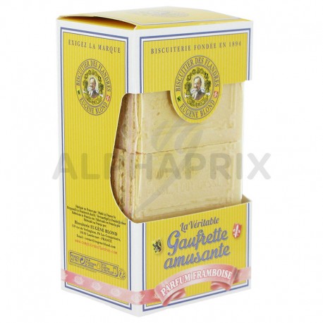 Gaufrettes amusantes 175g framboise - lot de 3