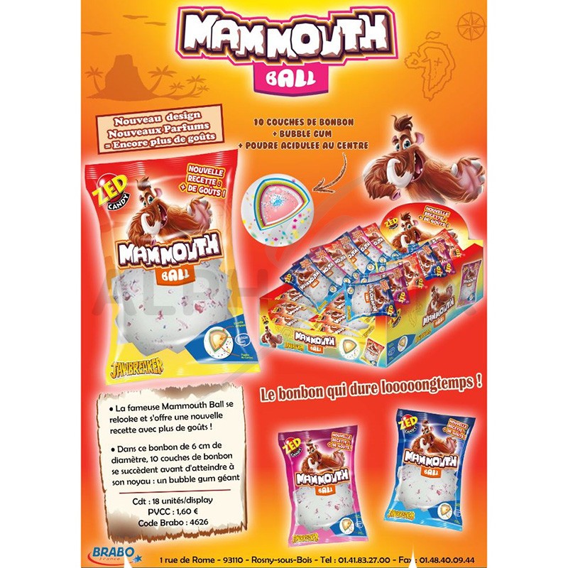 Mammouth Ball Jawbreaker emballée