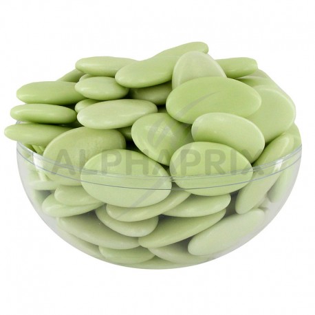 Dragées chocolat 71% vert d'eau 1kg