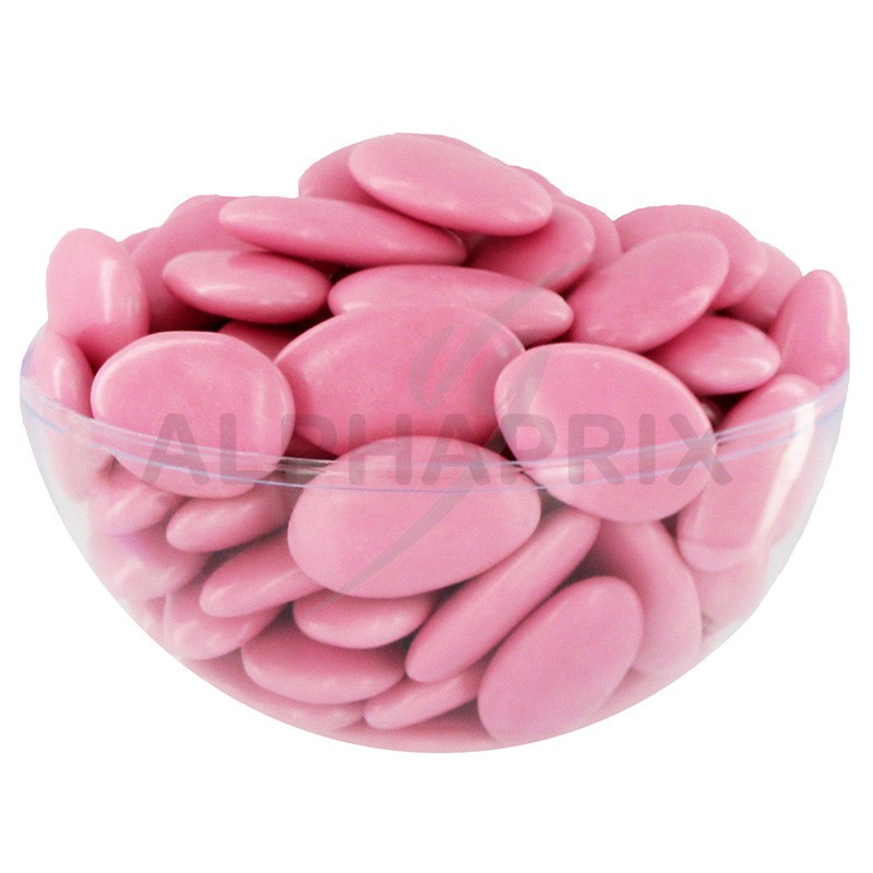 Dragée Cœur Chocolat Rose- 1kg