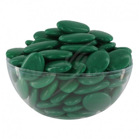 Dragées chocolat 71% vert empire 1kg