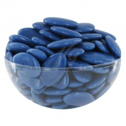 Dragées chocolat 71% bleu roy 1kg
