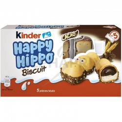 Kinder Happy Hippo cacao 104g en stock