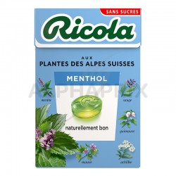 Ricola Menthol s/sucres 50g