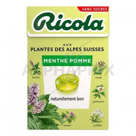 Ricola Menthe Pomme 50g s/sucres