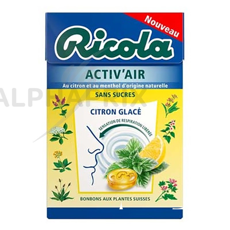 Ricola Activ'air Citron s/sucre 50g